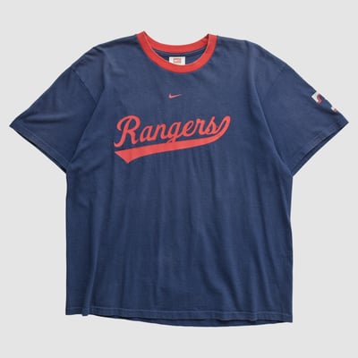 Texas Rangers Nike 2000s T-shirt - Navy - XL by Fanatics Real Vintage