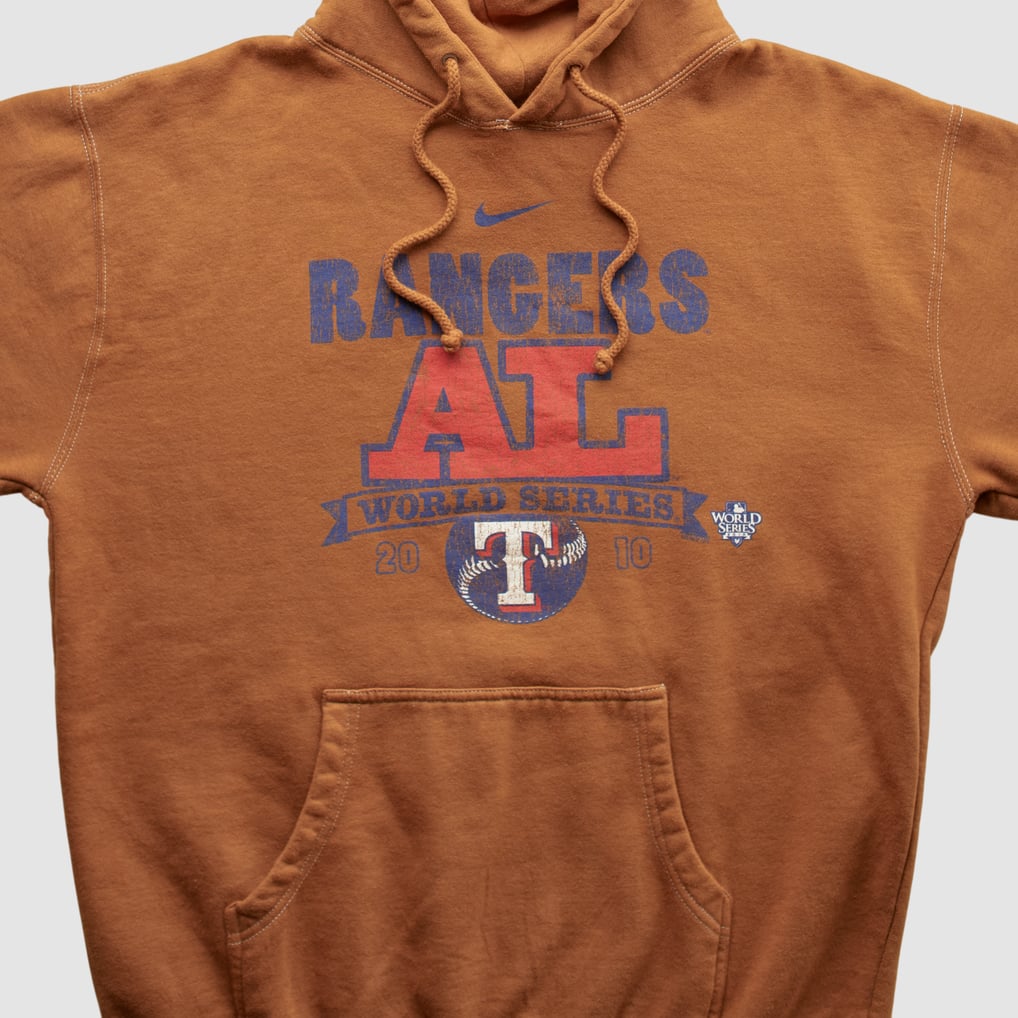 Texas Rangers Nike 2010 Pullover Sweatshirt - Brown - M by Fanatics Real Vintage