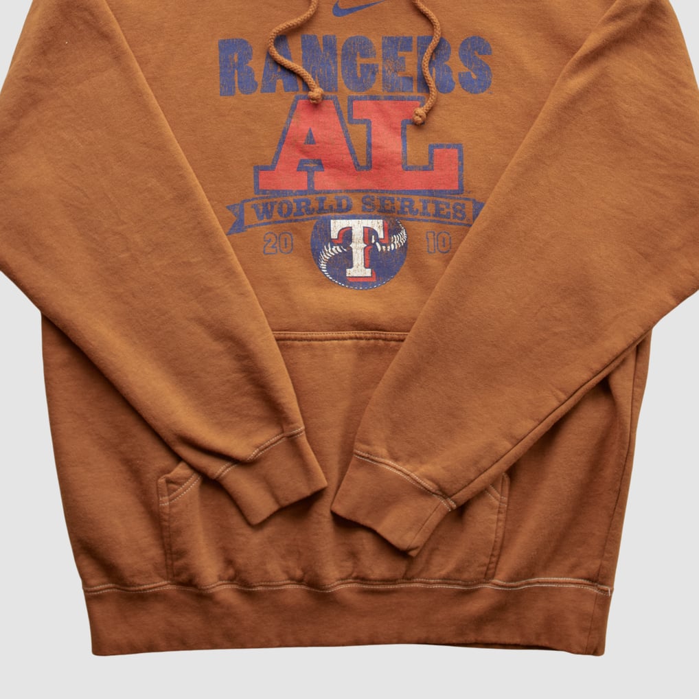 Texas Rangers Nike 2010 Pullover Sweatshirt - Brown - M by Fanatics Real Vintage