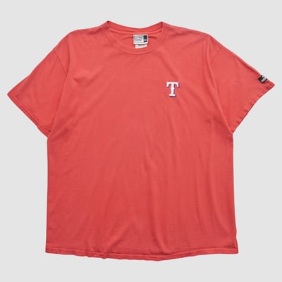 Texas Rangers Puma 2000s T-shirt - Red - 2XL by Fanatics Real Vintage
