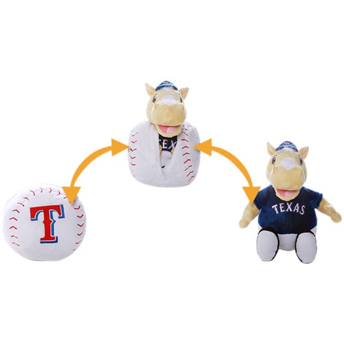 Texas Rangers Reverse-A-Pal Baseball Plush Toy