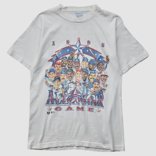Texas Rangers Salem Sportswear 1995 T-shirt - White - S by Fanatics Real Vintage