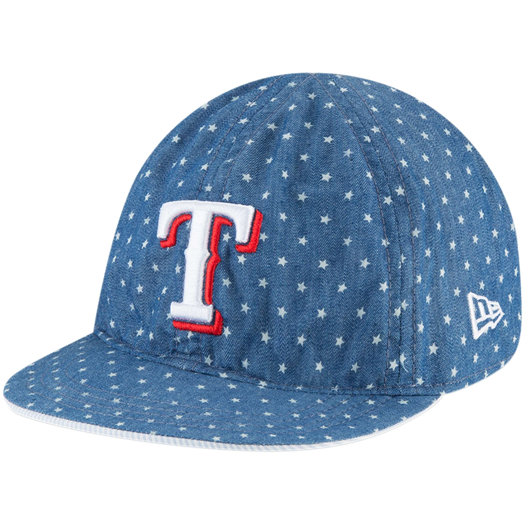 Toddler Texas Rangers New Era Denim Flip 9TWENTY Adjustable Hat