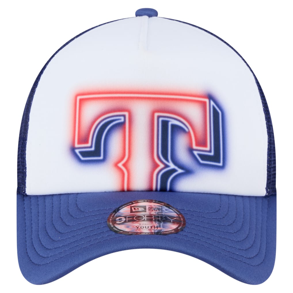 Toddler Texas Rangers New Era White/Royal Painted A-Frame 9FORTY ...