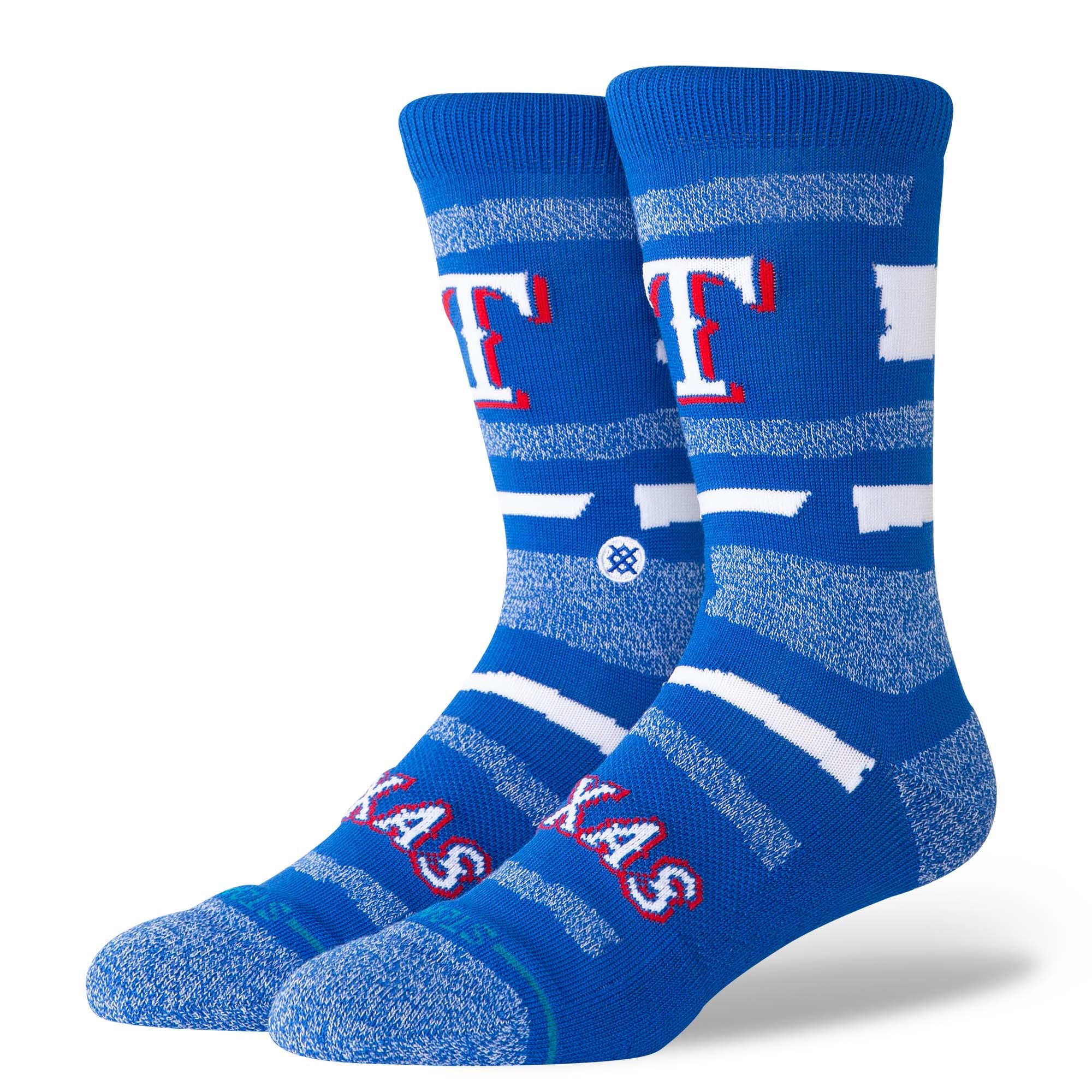 Unisex Texas Rangers Stance Squeeze Tri-Blend Knit Crew Socks