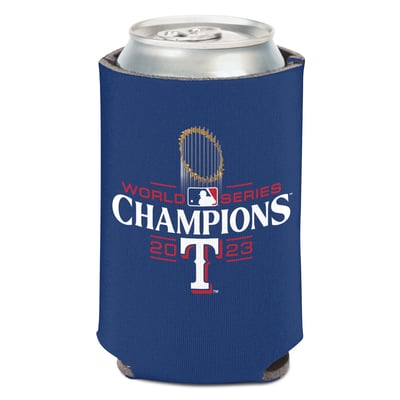 Texas Rangers WinCraft 2023 World Series Champions 12oz. Can Cooler