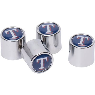 Texas Rangers WinCraft 4-Pack Valve Stem Covers