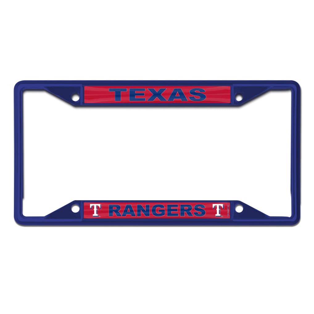 Texas Rangers Frame Texas Rangers WinCraft Chrome Color License Plate Frame