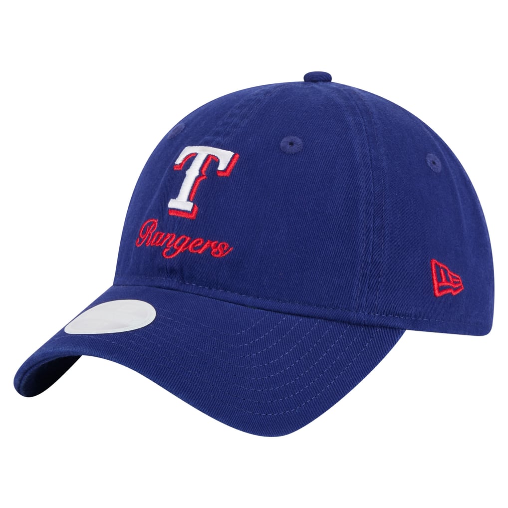 Women's Texas Rangers New Era Royal Preppy Team 9TWENTY Adjustable Hat