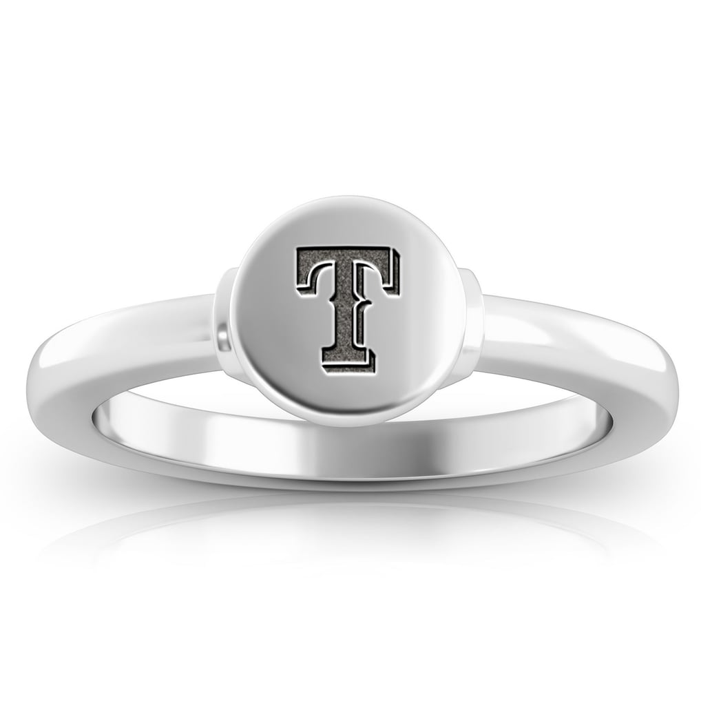 Women's Texas Rangers Bixler's Logo Engraved Signet Ring