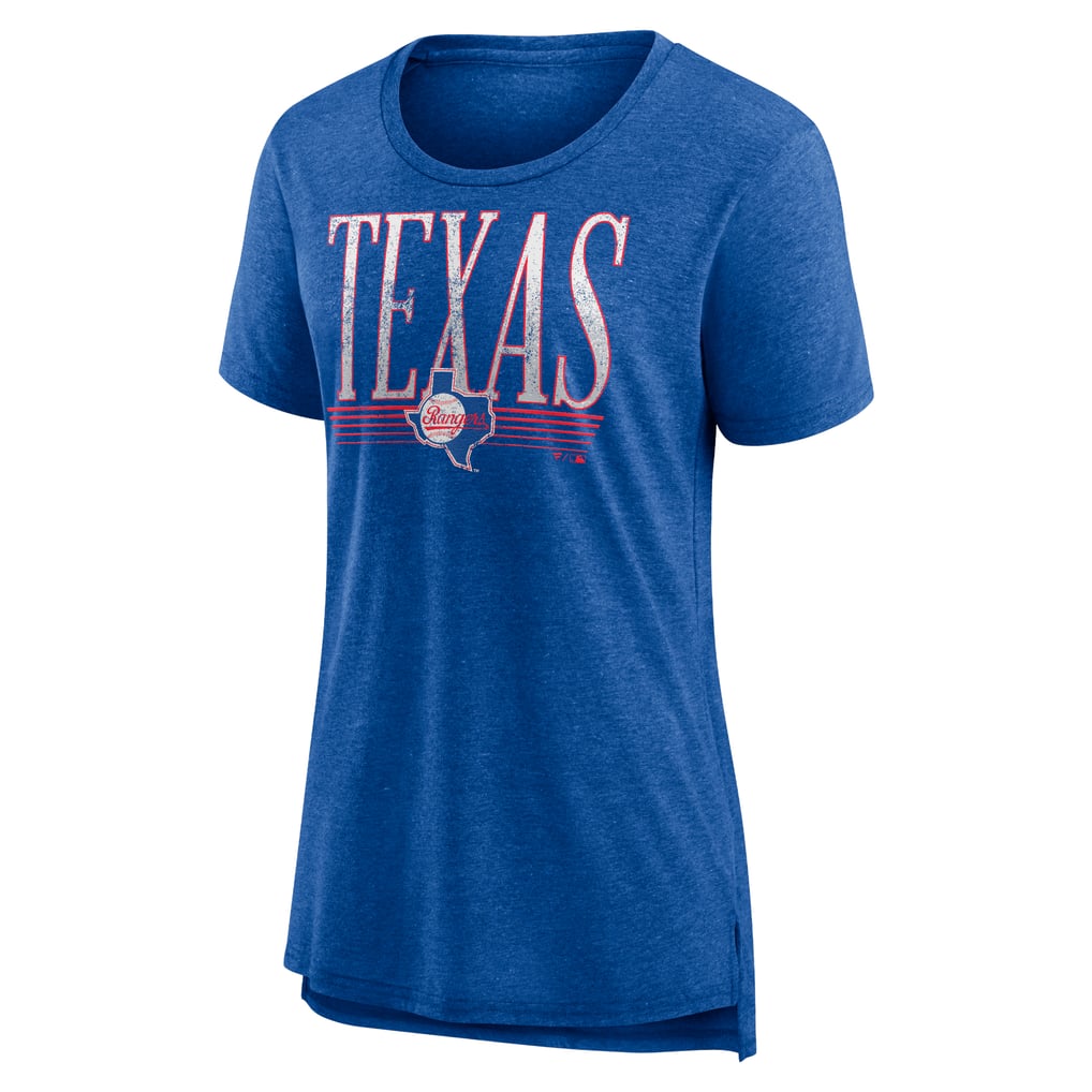 Women's Texas Rangers Fanatics Heathered Royal Cooperstown Collection ...
