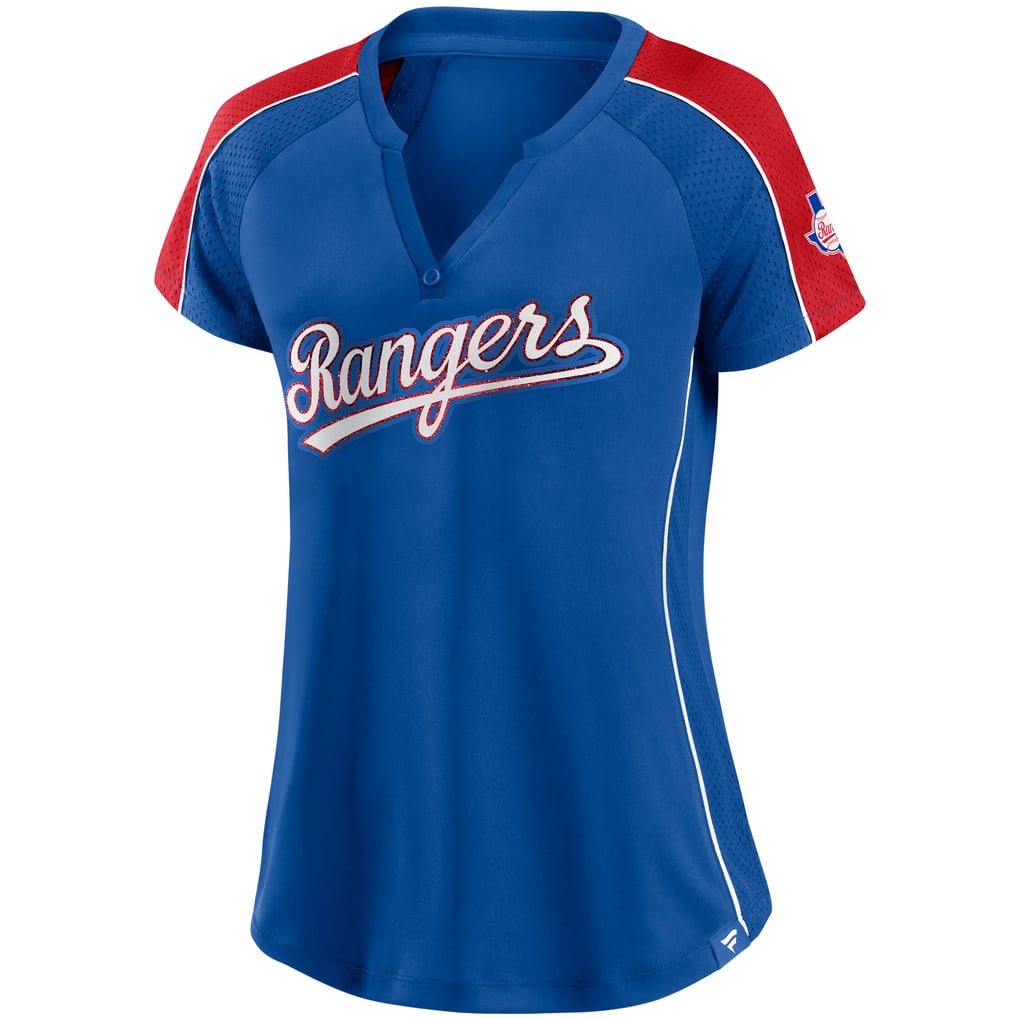 Women's Texas Rangers Fanatics Royal/Red True Classic League Diva ...