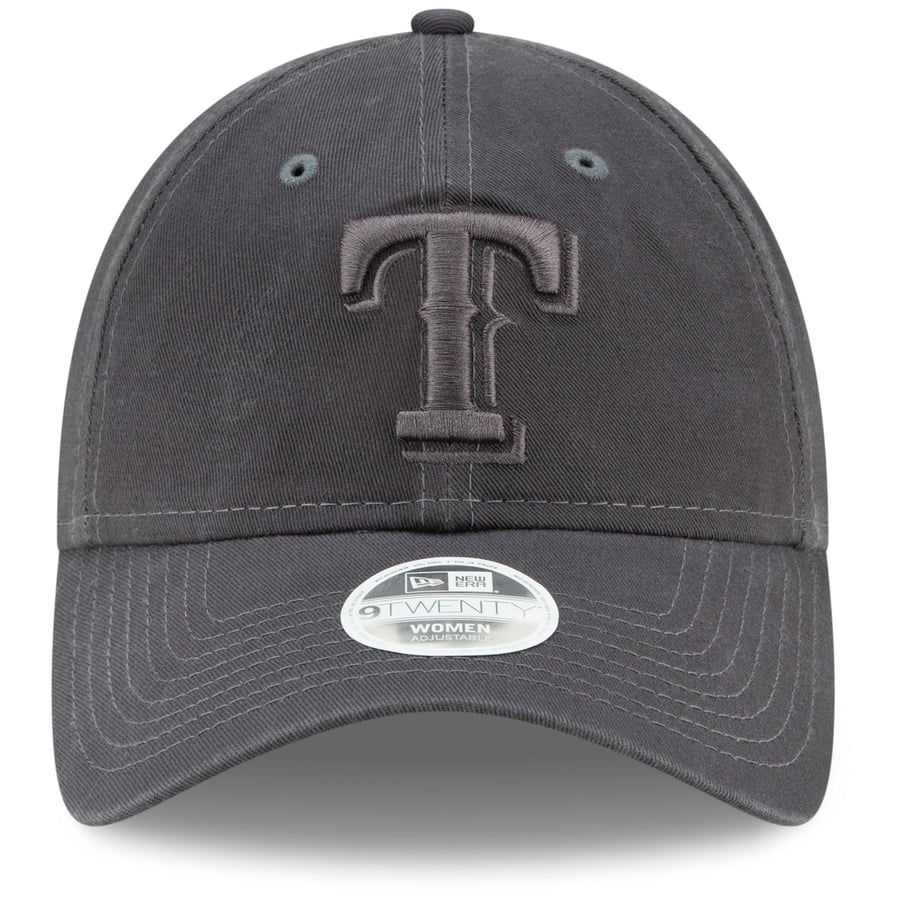 Women's Texas Rangers New Era Graphite Tonal Core Classic 9TWENTY ...