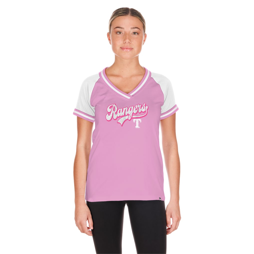 Camicia Victoria's Secret PINK Texas Rangers – Grigia – Nuova Taglia L
