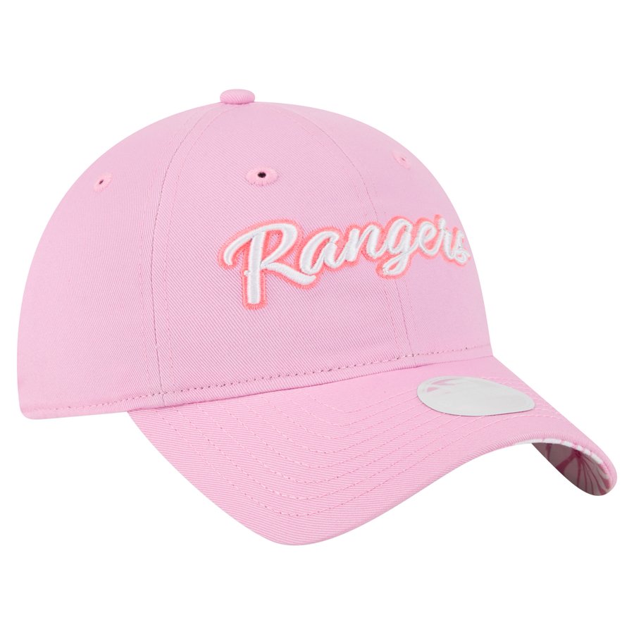 Women's Texas Rangers New Era Pink Mother's Day 9TWENTY Adjustable Hat