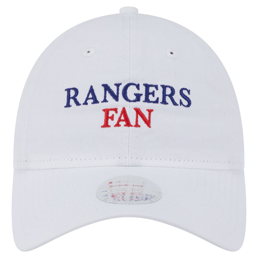 Texas Rangers New Era Women's Team Fan 9TWENTY Adjustable Hat - White