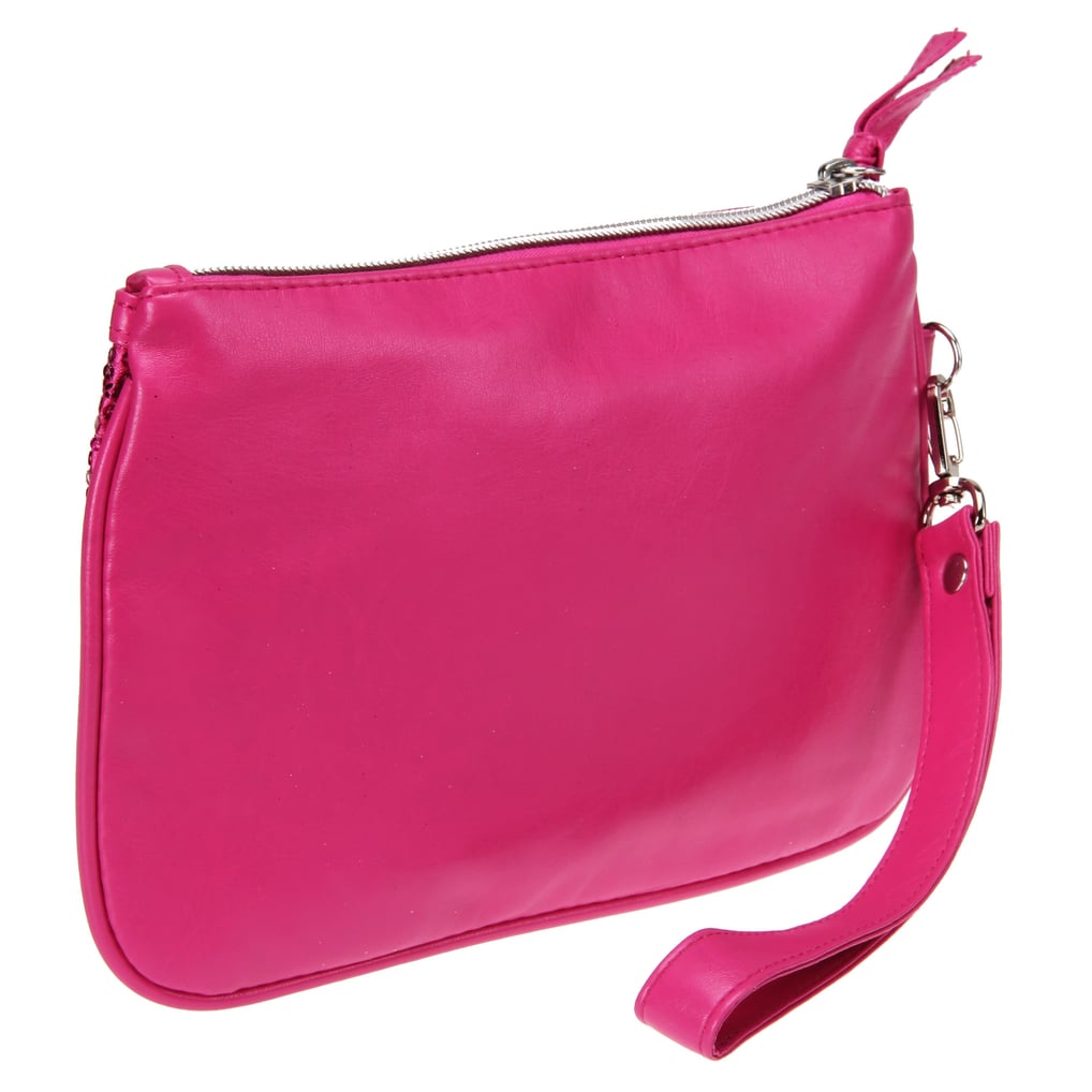 Women's Texas Rangers Pink Sequin Stat Wristlet Purse