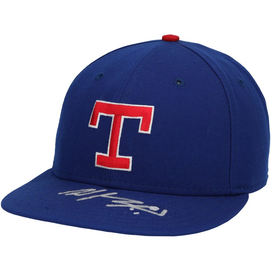 Wyatt Langford Texas Rangers Autographed Fanatics Authentic Throwback ...