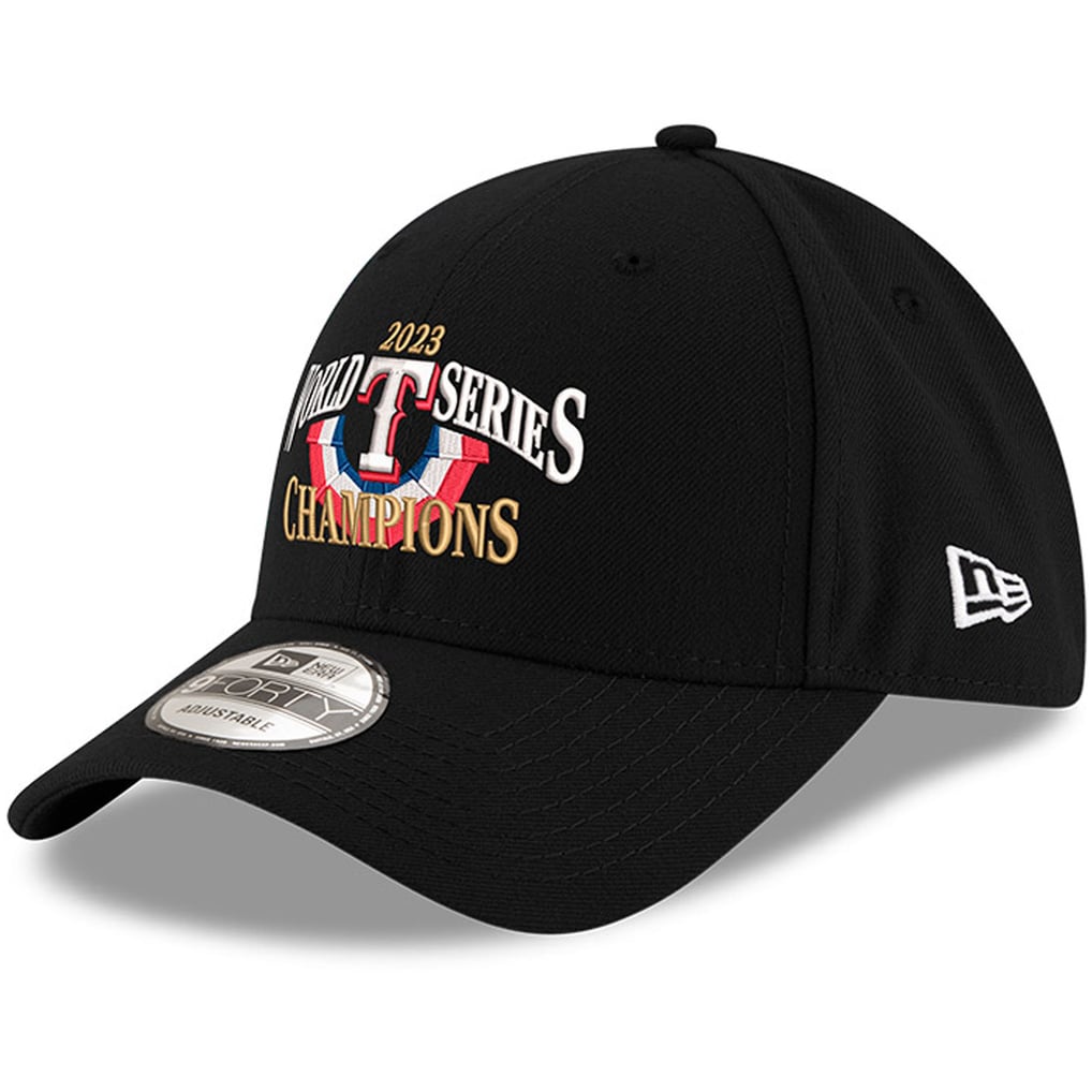 Youth Texas Rangers New Era Black 2023 World Series Champions 