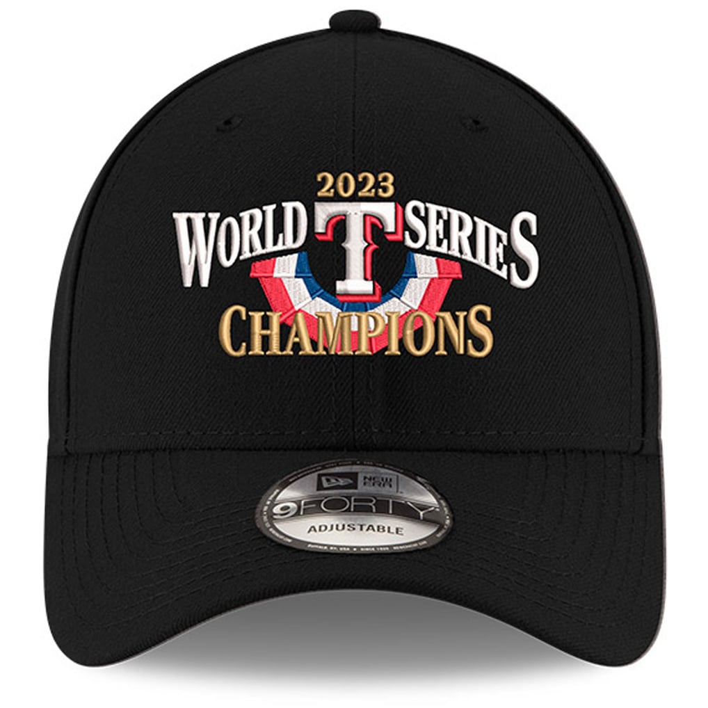 Youth Texas Rangers New Era Black 2023 World Series Champions 