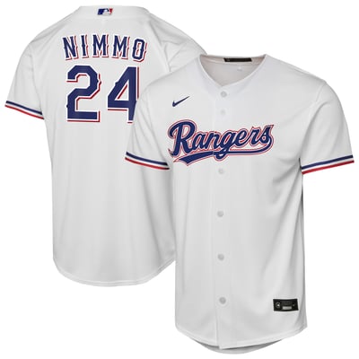 Brandon Nimmo Texas Rangers Nike Youth Home Replica Jersey - White