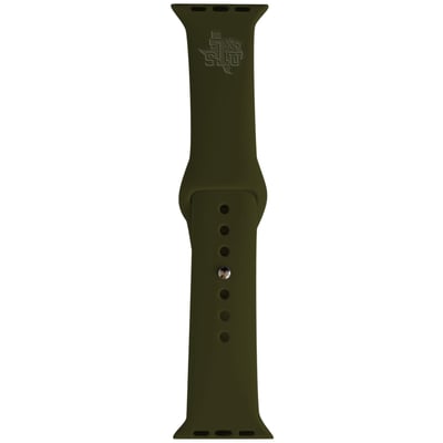 Texas Southern Tigers 38-40mm Apple Watch Band - Green