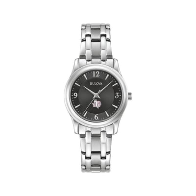 Texas Southern Tigers Bulova Women's Corporate Collection Stainless Steel Watch - Black