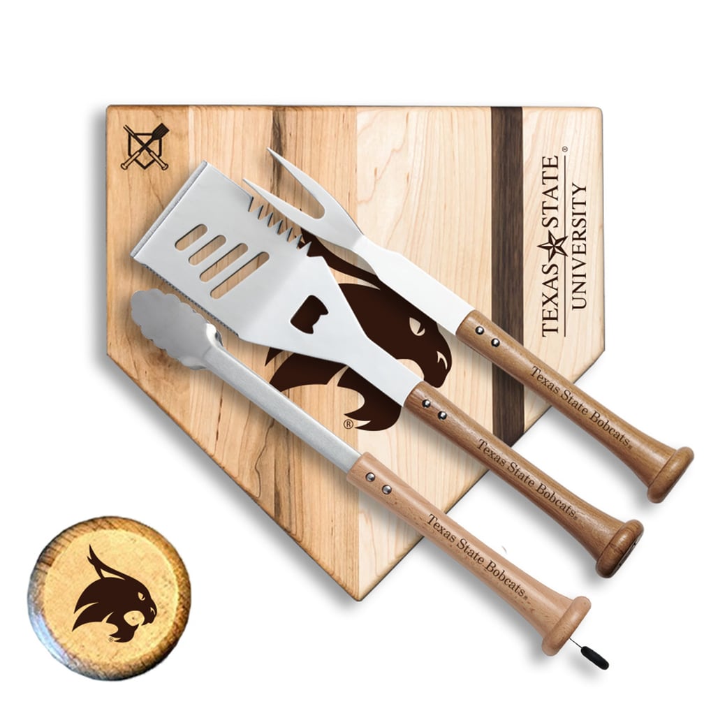  Texas State Bobcats Baseball BBQ 12" Silver Slugger Combo Set