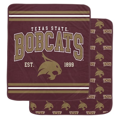 Texas State Bobcats Pegasus Legacy Arch Double-Sided 60" x 70" Blanket