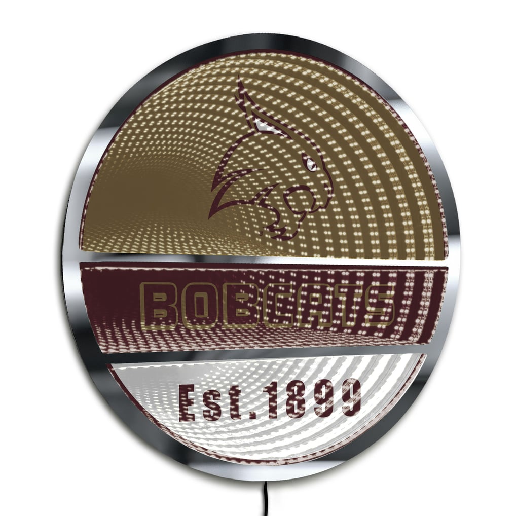 Texas State Bobcats Three-Cell Circular Infinity Light