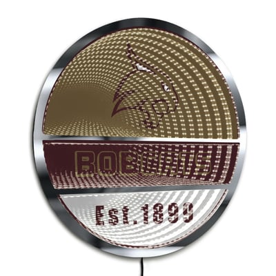 Texas State Bobcats Three-Cell Circular Infinity Light