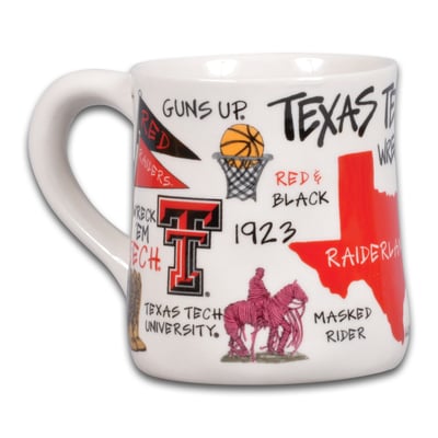  Texas Tech Red Raiders Icon 20oz. Ceramic Icon Mug