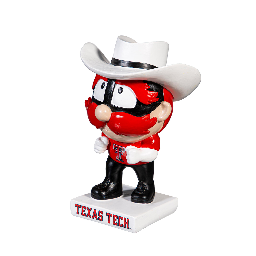  Texas Tech Red Raiders Lil Big Head Mascot Garden Statue