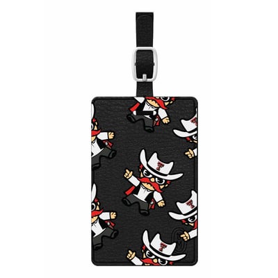 Texas Tech Red Raiders Mascot Tokyodachi Bag Tag - Black
