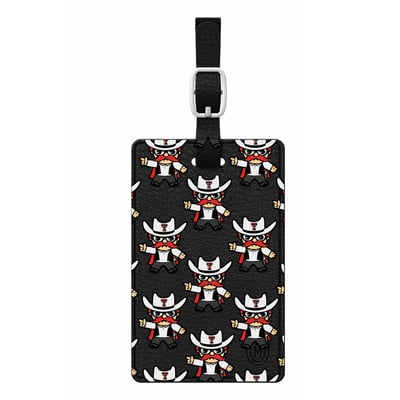 Texas Tech Red Raiders Mascot Tokyodachi Luggage Tag - Black