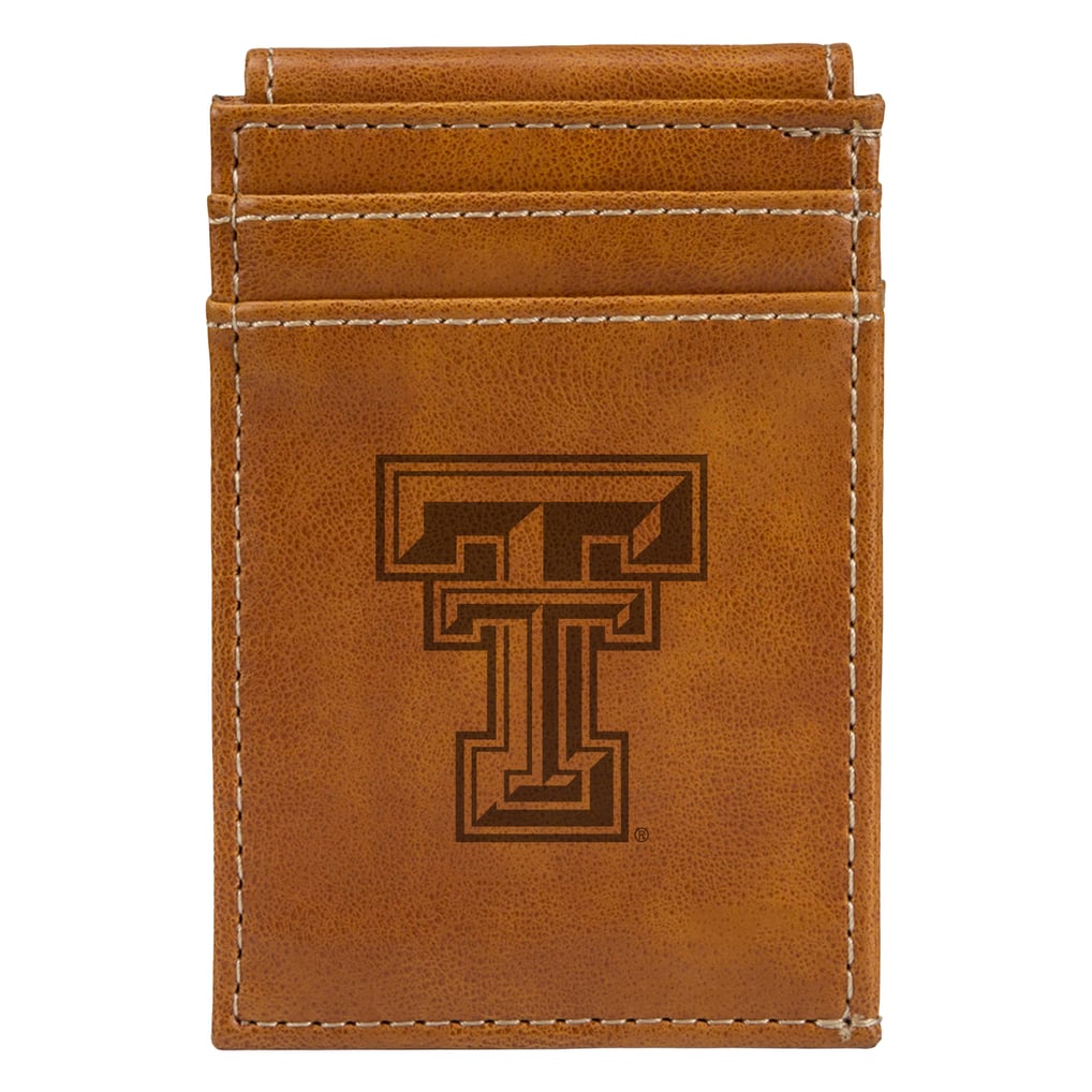 Texas Tech Red Raiders Front Pocket Wallet - Brown