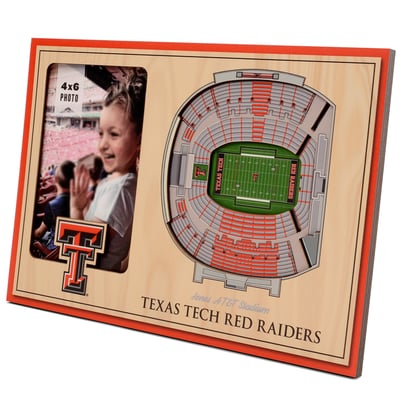 Texas Tech Red Raiders Fanpoint 3D StadiumView Picture Frame