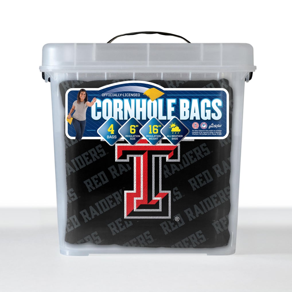 Texas Tech Red Raiders Fanpoint Four-Piece Cornhole Bag Set