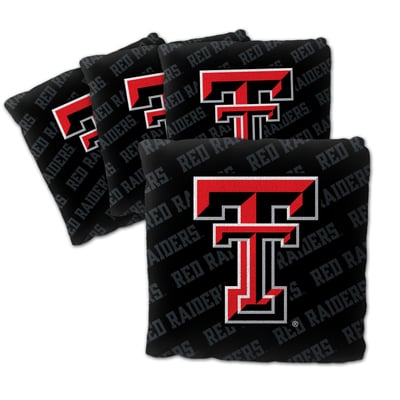 Texas Tech Red Raiders Fanpoint Four-Piece Cornhole Bag Set