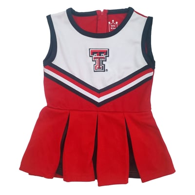  Little King Texas Tech Red Raiders Infant Red Cheer Jumper