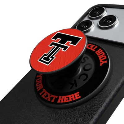 Texas Tech Red Raiders Keyscaper Personalized PopSockets Magnetic Phone Grip & Stand
