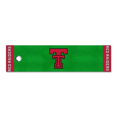 Texas Tech Red Raiders Logo Brands Putting Green Mat