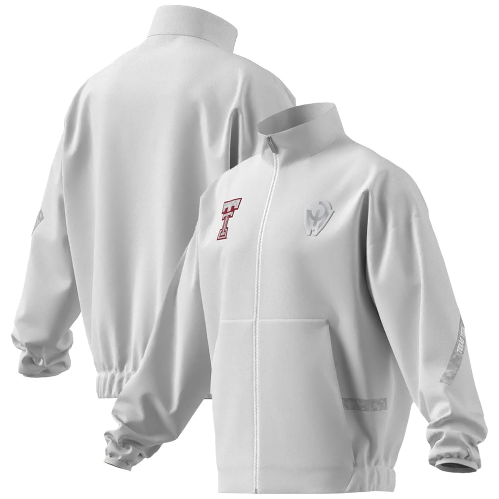 Texas Tech Red Raiders adidas x Mahomes Strategy Full-Zip Track Jacket - White