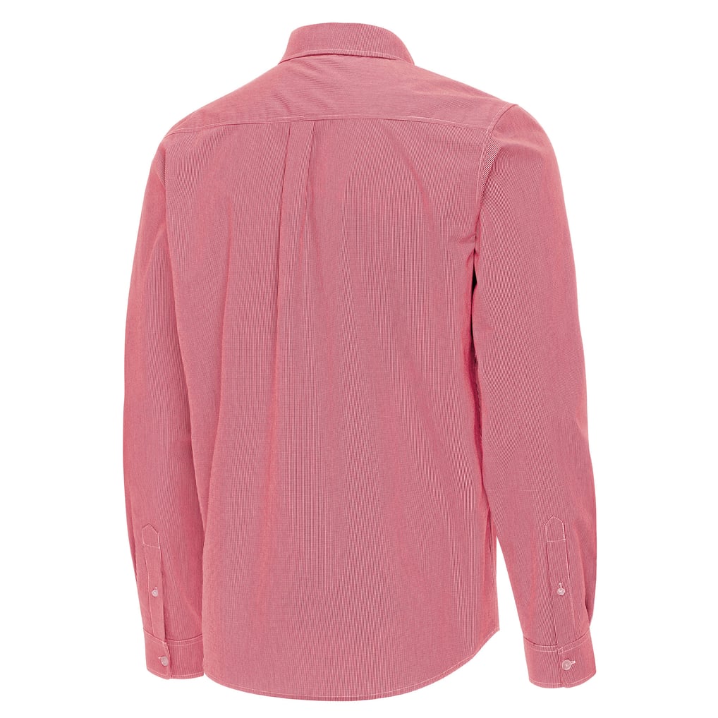 Texas Tech Red Raiders Antigua Porter Woven Tri-Blend Long Sleeve Button-Down Shirt - Red