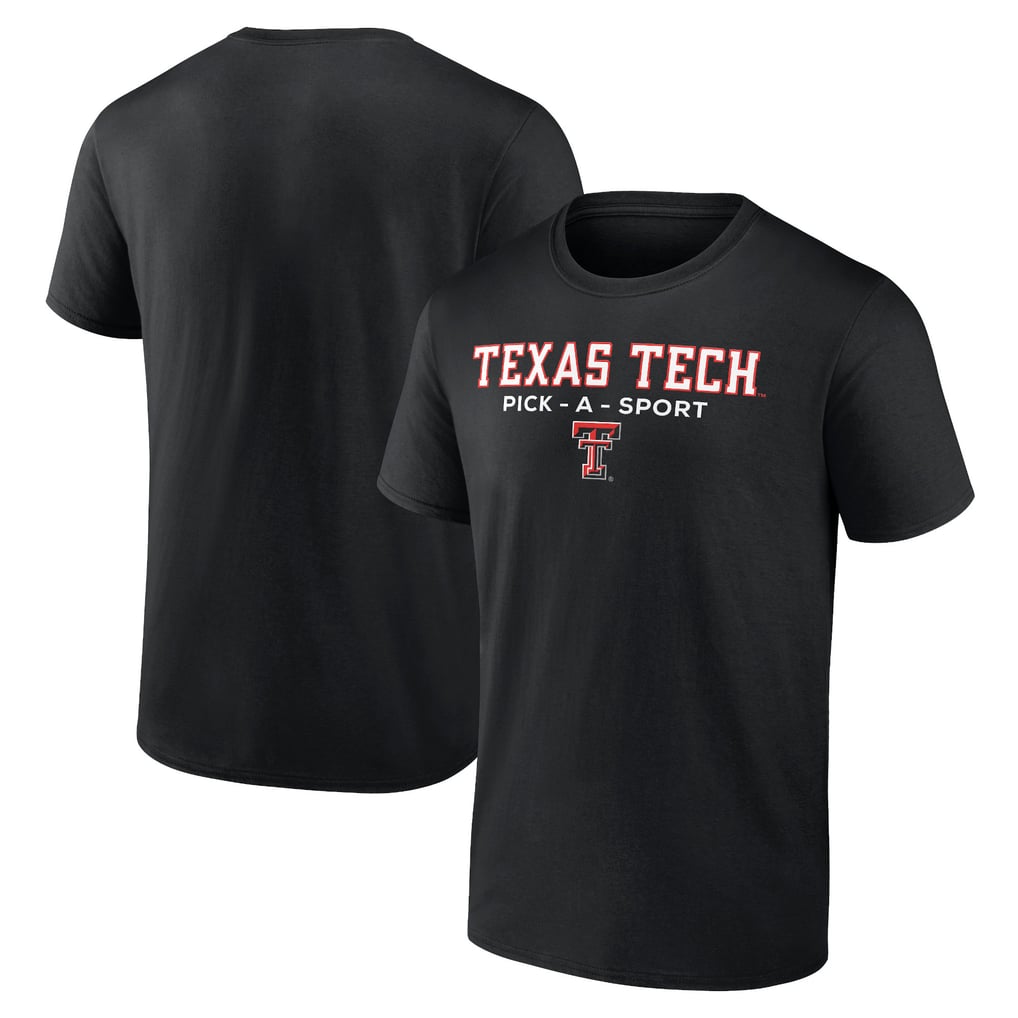 Texas Tech Red Raiders Authentic Pick-A-Sport T-Shirt - Black
