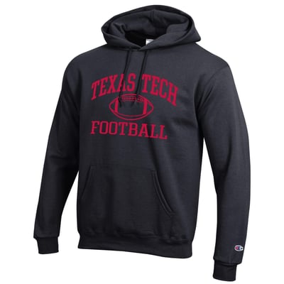 Texas Tech Red Raiders Champion Football Icon Hoodie - Black