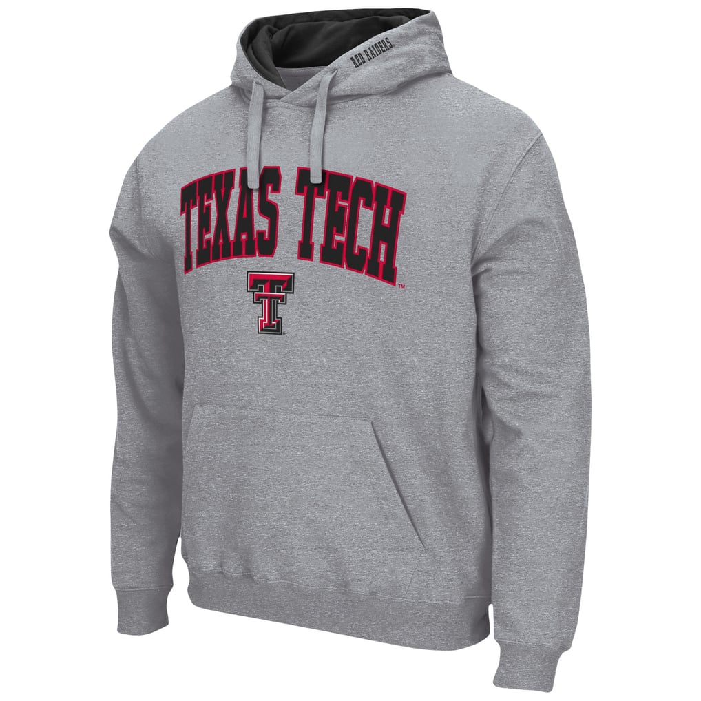 Colosseum Texas Tech Red Raiders Heather Gray Arch & Logo 3.0 Pullover ...
