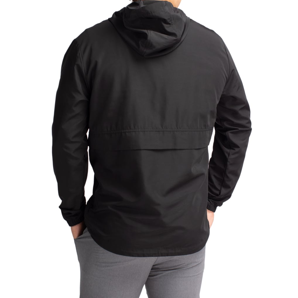 Texas Tech Red Raiders Cutter & Buck Charter Eco Recycled Half-Zip Anorak Jacket - Black