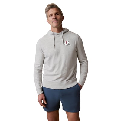 Texas Tech Red Raiders FAHERTY Sunwashed Slub Hoodie - Heather Gray