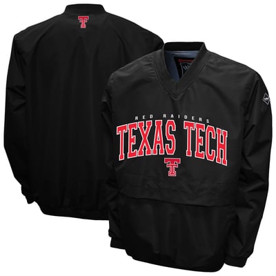 Texas Tech Red Raiders Franchise Club Windshell V-Neck Jacket - Black